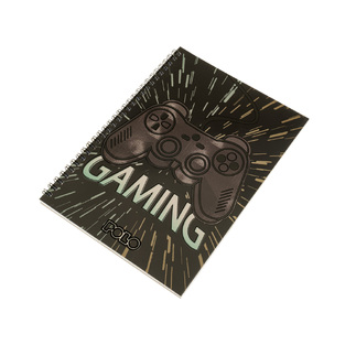POLO ΤΕΤΡΑΔΙΟ ΣΠΙΡΑΛ A4 21x29,7cm 2 ΘΕΜΑΤΩΝ 60φ DESIGN GAMING 919003 8421