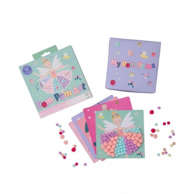 FLOSS AND ROCK POM POM ART ΚΑΤΑΣΚΕΥΗ ΜΕ ΠΟΜ ΠΟΜ FAIRY 52P6265