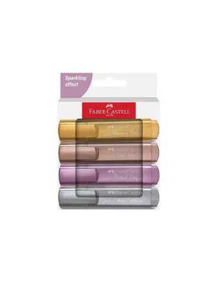 FABER CASTELL ΣΕΤ ΜΑΡΚΑΔΟΡΟΙ ΥΠΟΓΡΑΜΜΙΣΗΣ METALLIC 3 + 1 ΔΩΡΟ 254674