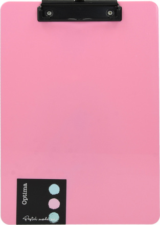 OPTIMA ΠΙΑΣΤΡΑ ΜΟΝΗ ΧΩΡΙΣ ΚΑΠΑΚΙ ΣΚΛΗΡΗ A4 21x29,7cm ΠΑΣΤΕΛ ΡΟΖ