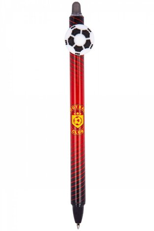 COLORING SCHOOL ΣΤΥΛΟ ΠΟΥ ΣΒΗΝΕΙ 0.5mm FOOTBALL ΚΟΚΚΙΝΟ 17309