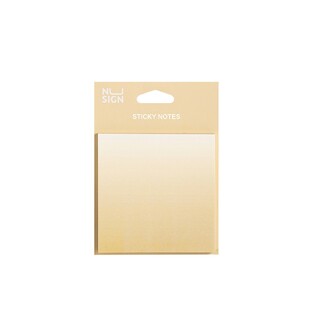 DELI NUSIGN ΑΥΤΟΚΟΛΛΗΤΑ ΧΑΡΤΑΚΙΑ ΣΗΜΕΙΩΣΕΩΝ 74x74cm 60φ ΚΙΤΡΙΝΟ OMBRE ENS357