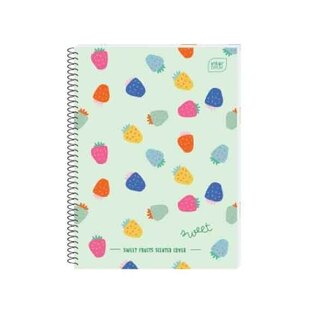 INTERDRUK ΤΕΤΡΑΔΙΟ ΣΠΙΡΑΛ 17x25cm 3 ΘΕΜΑΤΩΝ 90φ SWEET SMELL ΦΡΑΟΥΛΕΣ