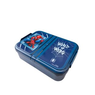 GIM ΤΑΠΕΡ ΔΟΧΕΙΟ ΦΑΓΗΤΟΥ ΠΛΑΣΤΙΚΟ 3 ΘΕΣΕΩΝ SPIDERMAN WORLD OF WEBS 55700262