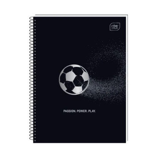 INTERDRUK ΤΕΤΡΑΔΙΟ ΣΠΙΡΑΛ 17x25cm 2 ΘΕΜΑΤΩΝ 60φ METALLIC SPORT ΜΠΑΛΑ