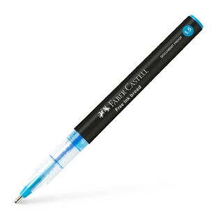FABER CASTELL ΣΤΥΛΟ FREE INK BROAD 1.5mm ΓΑΛΑΖΙΟ