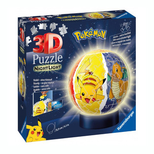 RAVENSBURGER 3D ΠΑΖΛ 72τεμ ΜΠΑΛΑΛΑΜΠΑ POKEMON ΜΕ ΦΩΣ 11547