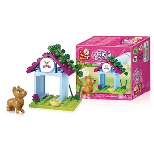 SLUBAN ΠΑΙΔΙΚΟ ΠΑΙΧΝΙΔΙ ΜΕ ΤΟΥΒΛΑΚΙΑ B0513 DREAM DOG HOUSE (ΟΝΕΙΡΕΜΕΝΟ ΣΚΥΛΟΣΠΙΤΟ) 19PCS