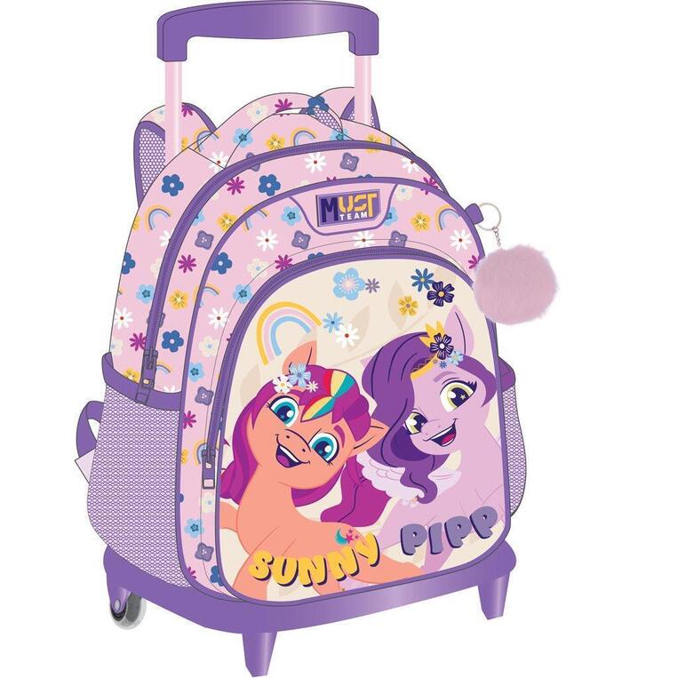 MUST TEAM ΣΧΟΛΙΚΗ ΤΣΑΝΤΑ ΣΑΚΙΔΙΟ TROLLEY ΤΡΟΛΕΙ ΝΗΠΙΑΓΩΓΕΙΟΥ MY LITTLE PONY SUNNY PIPP 483300
