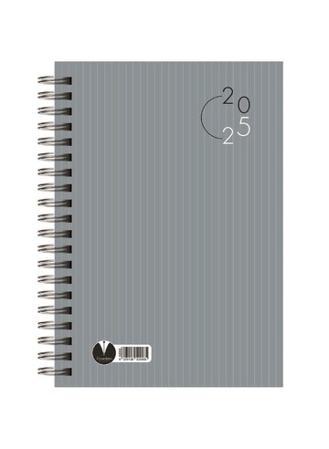 2025 ΗΜΕΡΟΛΟΓΙΟ ΗΜΕΡΗΣΙΟ ΣΠΙΡΑΛ 14x21cm CLASSIC ΓΚΡΙ 52003 (ΛΙΝΑΡΔΑΤΟΣ)