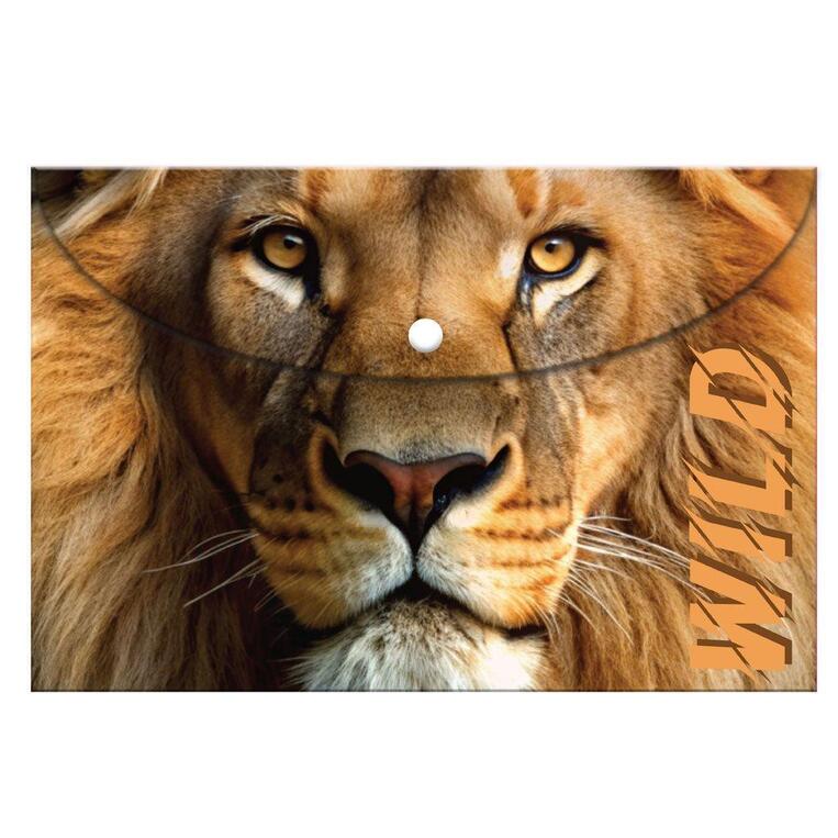 MUST TEAM ΦΑΚΕΛΟΣ ΜΕ ΚΟΥΜΠΙ ΠΛΑΣΤΙΚΟΣ A4 (21x29,7cm) JUNGLE WILD 571024