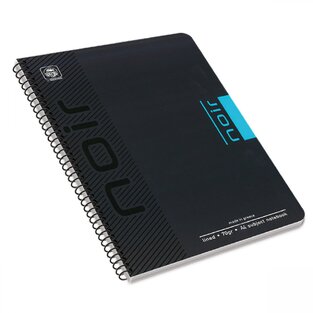 SPECIAL BY TYPOTRUST ΤΕΤΡΑΔΙΟ ΣΠΙΡΑΛ NOIR A4 (21x29,7cm) 3 ΘΕΜΑΤΩΝ 90φ ΤΙΡΚΟΥΑΖ