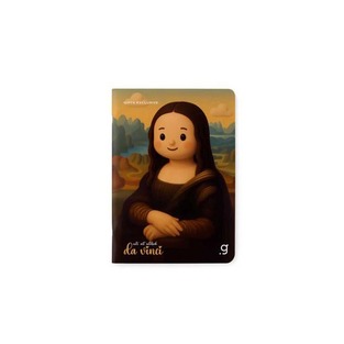 UNIPAP GIPTA ΤΕΤΡΑΔΙΟ ΚΑΡΦΙΤΣΑ 17x25cm 40φ CUTE ART DA NINCI MONA LISA 35587