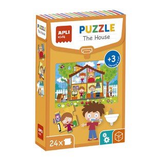 APLI KIDS ΕΚΠΑΙΔΕΥΤΙΚΟ ΠΑΙΧΝΙΔΙ PUZZLE 24 ΤΕΜΑΧΙΩΝ THE HOUSE 24U 18747