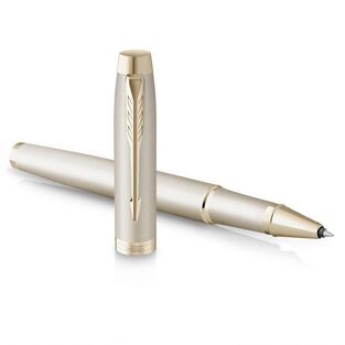 PARKER ΣΤΥΛΟ IM MONOCHROME CHAMPAGNE (ROLLER BALL)