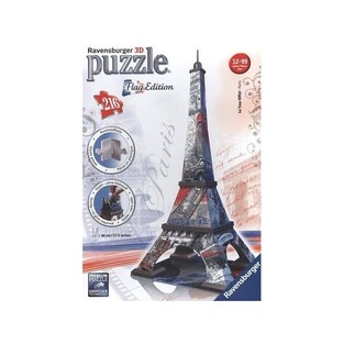 RAVENSBURGER 3D (ΤΡΙΣΔΙΑΣΤΑΤΟ) ΠΑΖΛ 216 ΤΕΜΑΧΙΩΝ LA TOUR EIFFEL Ο ΠΥΡΓΟΣ ΤΟΥ ΑΙΦΕΛ FLAG ΕΚΔΟΣΗ 125562
