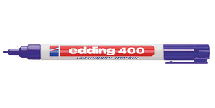 EDDING 400 ΜΑΡΚΑΔΟΡΑΚΙ ΑΝΕΞΙΤΗΛΟ 1mm ΜΩΒ 8