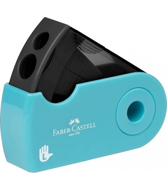 FABER CASTELL ΞΥΣΤΡΑ SLEEVE DOUBLE HOLE BOX ΓΙΑ ΑΡΙΣΤΕΡΟΧΕΙΡΕΣ ΤΥΡΚΟΥΑΖ 182770