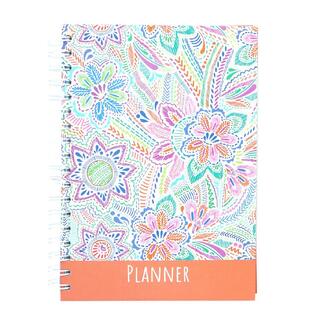 ΣΗΜΕΙΩΜΑΤΑΡΙΟ ΣΠΙΡΑΛ PLANNER 17x24cm 100φ ΠΟΛΥΧΡΩΜΑ ΜΟΤΙΒΑ ΛΟΥΛΟΥΔΙΩΝ 582346