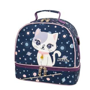 POLO ΤΣΑΝΤΑΚΙ ΦΑΓΗΤΟΥ KIDS FUN COOLER BAG 2 SPACE CAT 907104 8348