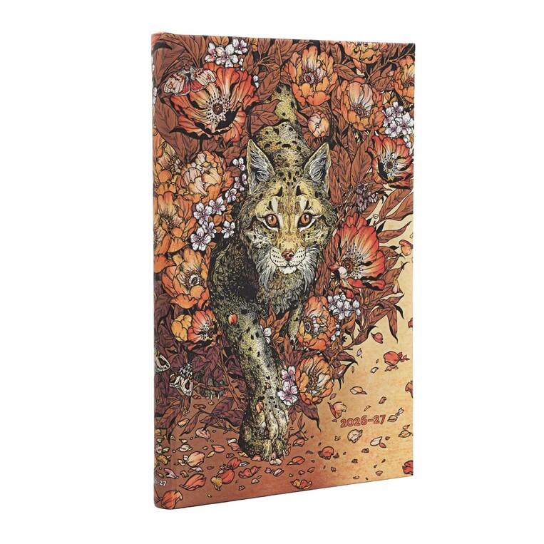 2026 2027 ΗΜΕΡΟΛΟΓΙΟ ΕΒΔΟΜΑΔΙΑΙΟ PAPERBLANKS 18ΜΗΝΟ MAXI 13,5x21cm LYNX RISING DE18828