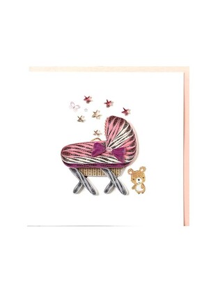 TENDANCES PETITS PETALES ΕΥΧΕΤΗΡΙΑ ΚΑΡΤΑ 15x15cm PP38C ΚΑΡΟΤΣΙ ΜΩΡΟΥ ΡΟΖ