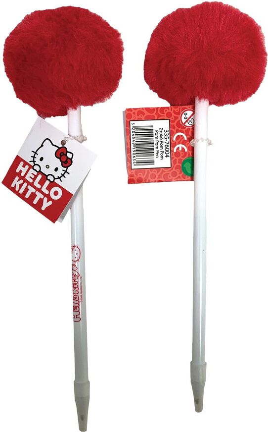 GIM ΣΤΥΛΟ ΜΕ POM POM HELLO KITTY 335 76004