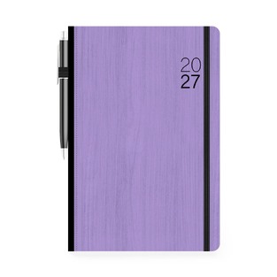2027 ΗΜΕΡΟΛΟΓΙΟ ΗΜΕΡΗΣΙΟ ECO 17x25cm ΛΙΛΑ ΜΕ ΛΑΣΤΙΧΟ ΚΑΙ ΣΤΥΛΟ ΚΑΙ ΣΤΥΛΟ 891655 (ΤΡΙΠΕΡΙΝΑ)