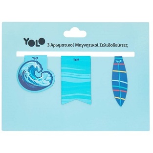 YOLO ΜΑΓΝΗΤΙΚΟΙ ΣΕΛΙΔΟΔΕΙΚΤΕΣ ΑΡΩΜΑΤΙΚΟΙ WAVE 3τεμ 90621