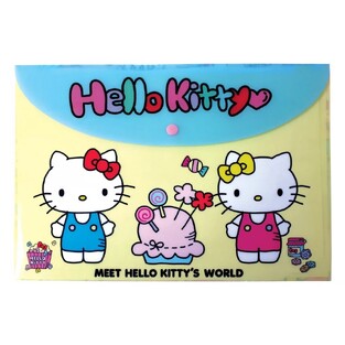 GIM ΦΑΚΕΛΟΣ ΜΕ ΚΟΥΜΠΙ ΠΛΑΣΤΙΚΟΣ A4 (21x29,7cm) HELLO KITTY 335 76580
