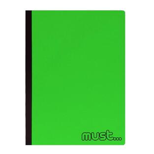 MUST ΤΕΤΡΑΔΙΟ FOLDI A4 (21x29,7cm) 3 ΘΕΜΑΤΩΝ ΡΙΓΕ ΜΕ ΓΡΑΜΜΕΣ (ΤΥΠΟΥ FLEX) 96φ ΛΑΧΑΝΙ 584672