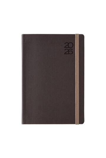 2026 ΗΜΕΡΟΛΟΓΙΟ ΗΜΕΡΗΣΙΟ 17x24cm UNICA ΜΑΥΡΟ ΜΕ ΛΑΣΤΙΧΟ 62254 (ΛΙΝΑΡΔΑΤΟΣ)