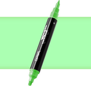 OHUHU ΑΚΡΥΛΙΚΟΣ ΜΑΡΚΑΔΟΡΟΣ ΜΕ ΔΙΠΛΗ ΜΥΤΗ NoN502 NEON GREEN ΦΩΣΦΟΡΟΥΧΟ ΠΡΑΣΙΝΟ