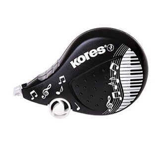 KORES ΔΙΟΡΘΩΤΙΚΗ ΤΑΙΝΙΑ SCOOTER 4,2mm x 8m ΜΑΥΡΗ 84972
