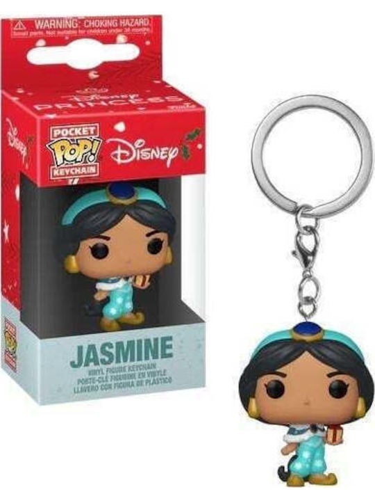 FUNKO POCKET POP PRINCESS HOLIDAY JASMINE VINYL FIGURE KEYCHAIN