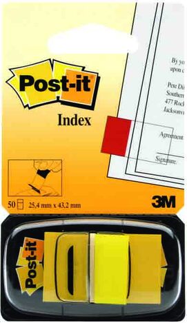 3M POST IT ΑΥΤΟΚΟΛΛΗΤΟΙ ΣΕΛΙΔΟΔΕΙΚΤΕΣ 680 5 ΚΙΤΡΙΝΟΙ