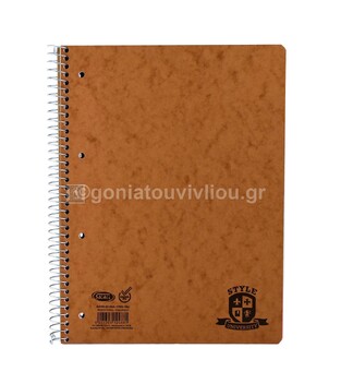 SKAG ΤΕΤΡΑΔΙΟ ΣΠΙΡΑΛ A4 (21x29,7cm) 4 ΘΕΜΑΤΩΝ 120φ ΠΡΕΣΠΑΝ STYLE ΠΕΡΦΟΡΕ ΚΑΦΕ 124881