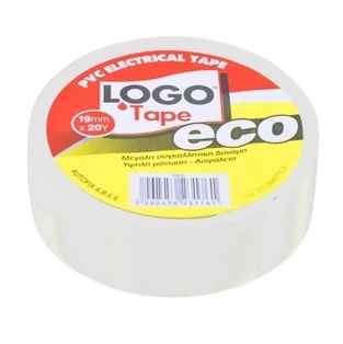 LOGO TAPE ΜΟΝΩΤΙΚΗ ΤΑΙΝΙΑ 1,9cm x 20m ΛΕΥΚΗ