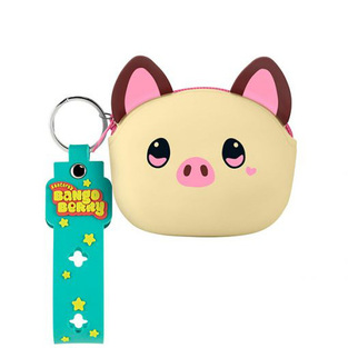 SANTORO BANGOBERRY ΠΟΡΤΟΦΟΛΑΚΙ ΑΠΟ ΣΙΛΙΚΟΝΗ PIGGY PIG 1314BB02