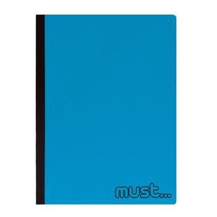 MUST ΤΕΤΡΑΔΙΟ FOLDI 17x25cm 2 ΘΕΜΑΤΩΝ ΡΙΓΕ ΜΕ ΓΡΑΜΜΕΣ (ΤΥΠΟΥ FLEX) 64φ ΜΠΛΕ ΑΝΟΙΧΤΟ 584668