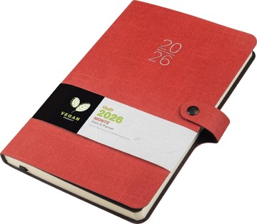 2026 ΗΜΕΡΟΛΟΓΙΟ ΗΜΕΡΗΣΙΟ 13x21cm MONTE CLASSIC ΚΟΚΚΙΝΟ ΜΕ ΣΤΥΛΟΘΗΚΗ ΚΑΙ ΜΠΑΡΕΤΑ 625331301 (UNIPAP)