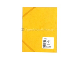 EXACOMPTA ΝΤΟΣΙΕ ΜΕ ΛΑΣΤΙΧΟ ΤΥΠΟΥ ΠΡΕΣΠΑΝ 12x16cm 50750E ΚΙΤΡΙΝΟ