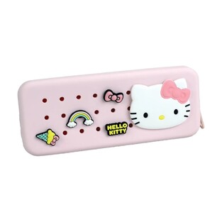 GIM ΚΑΣΕΤΙΝΑ ΒΑΡΕΛΑΚΙ ΣΙΛΙΚΟΝΗΣ ΜΕ PINS HELLO KITTY ΡΟΖ 335 77152