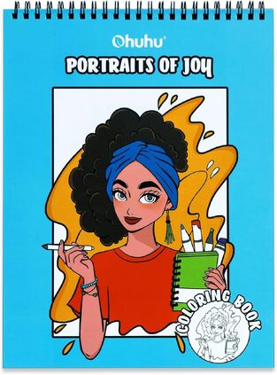 OHUHU COLORING BOOK PORTRAITS OF JOY 83000