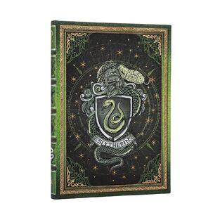 PAPERBLANKS FLEXIS ΣΗΜΕΙΩΜΑΤΑΡΙΟ MIDI (13x18cm) HARRY POTTER SLYTHERIN LINED (ΡΙΓΕ) PBD6513