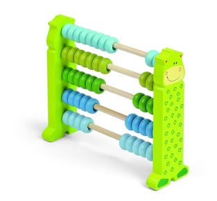 LEBEZ ΑΡΙΘΜΗΤΗΡΙΟ ΠΑΙΔΙΚΟ ΞΥΛΙΝΟ ΜΙΚΡΟ 50 ΧΑΝΤΡΕΣ ΠΡΑΣΙΝΟ JUNGLE 61356