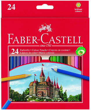 FABER CASTELL ΞΥΛΟΜΠΟΓΙΕΣ KNIGHTS 24 ΧΡΩΜΑΤΑ 111224 120124