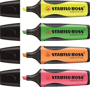 STABILO BOSS EXECUTIVE ΜΑΡΚΑΔΟΡΟΣ ΥΠΟΓΡAMMIΣΕΩΣ ΚΙΤΡΙΝΟΣ
