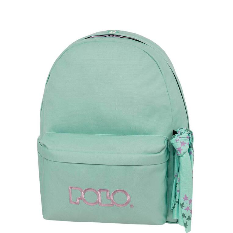 POLO ΣΧΟΛΙΚΗ ΤΣΑΝΤΑ ΣΑΚΙΔΙΟ ΠΛΑΤΗΣ ΜΕ ΜΑΝΤΗΛΙ 23lt ΓΑΛΑΖΙΑ ΜΕ ΜΩΒ ΛΙΛΑ ΓΡΑΜΜΑΤΑ 901135 5945