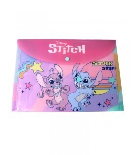 GIM ΦΑΚΕΛΟΣ ΜΕ ΚΟΥΜΠΙ ΠΛΑΣΤΙΚΟΣ A4 (21x29,7cm) LILO AND STITCH GEN Z STAR STUFF 342 01580